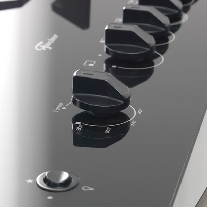 Fogão de Piso 5 Bocas Gran Cheff Gás com Vidro Bivolt Silver - Fischer