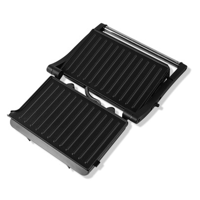 Grill Elétrico com Coletor de Gordura 127v Preto/Inox - Be Smart