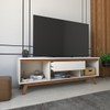Rack para TV Até 60 Polegadas Navy 2 Portas 1 Gaveta Off White - Panorama Móveis