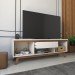 Rack para TV Até 60 Polegadas Navy 2 Portas 1 Gaveta Off White - Panorama Móveis