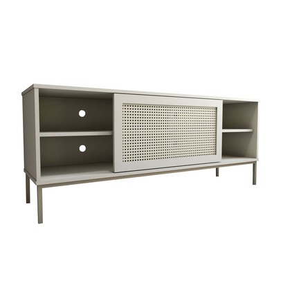 Rack para TV Até 55 Polegadas Heron 1 Porta Off White - Panorama Móveis