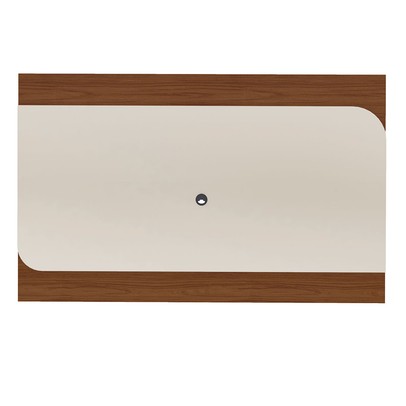 Rack com Painel para TV Até 86 Polegadas Seleto 2 Portas Cedro/Off White - Pnr Móveis