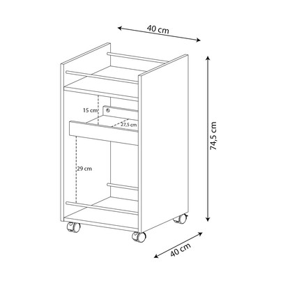 Sala de Estar Completa para TV Até 75 Polegadas Grecia Cinamomo/Off White - Pnr Móveis