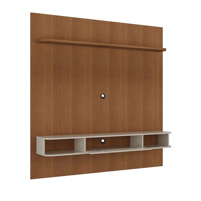 Sala de Estar Completa para TV Até 75 Polegadas Grecia Cinamomo/Off White - Pnr Móveis