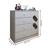 Quarto Infantil Completo Escotilha 5 Portas 7 Gavetas Branco - Panorama Móveis