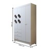 Quarto Infantil Completo Escotilha 5 Portas 7 Gavetas Branco - Panorama Móveis