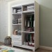Quarto Infantil Completo Meu Doce Sonho 5 Portas 7 Gavetas Branco - Panorama Móveis