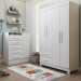 Quarto Infantil Completo Meu Doce Sonho 5 Portas 7 Gavetas Branco - Panorama Móveis