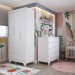 Quarto Infantil Completo Kids 4 Portas 6 Gavetas Branco - Panorama Móveis