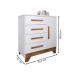 Quarto Infantil Completo Kids 4 Portas 6 Gavetas Branco/Nature - Panorama Móveis