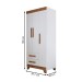 Quarto Infantil Completo Kids 4 Portas 6 Gavetas Branco/Nature - Panorama Móveis