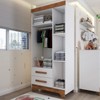 Quarto Infantil Completo Kids 4 Portas 6 Gavetas Branco/Nature - Panorama Móveis