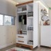 Quarto Infantil Completo Kids 4 Portas 6 Gavetas Branco/Nature - Panorama Móveis