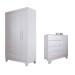 Quarto Infantil Completo Kids 5 Portas 6 Gavetas Branco - Panorama Móveis