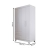 Quarto Infantil Completo Kids 5 Portas 6 Gavetas Branco - Panorama Móveis