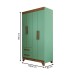 Quarto Infantil Completo Kids 5 Portas 6 Gavetas Verde/Nature - Panorama Móveis