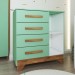 Quarto Infantil Completo Kids 5 Portas 6 Gavetas Verde/Nature - Panorama Móveis
