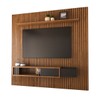Painel para TV Até 85 Polegadas Musk 1 Gaveta Naturalle/Preto Fosco - Panorama Móveis
