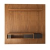 Painel para TV Até 85 Polegadas Musk 1 Gaveta Naturalle/Preto Fosco - Panorama Móveis