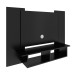Painel para TV Até 48 Polegadas 2 Nichos Preto - Fellicci