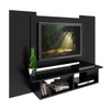 Painel para TV Até 48 Polegadas 2 Nichos Preto - Fellicci
