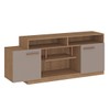 Rack para TV Até 60 Polegadas Otto 2 Portas Mel/Fendi - Fellicci