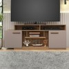 Rack para TV Até 60 Polegadas Otto 2 Portas Mel/Fendi - Fellicci