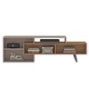Rack para TV Até 60 Polegadas Sunset 2 Portas Mel/Fendi - Fellicci