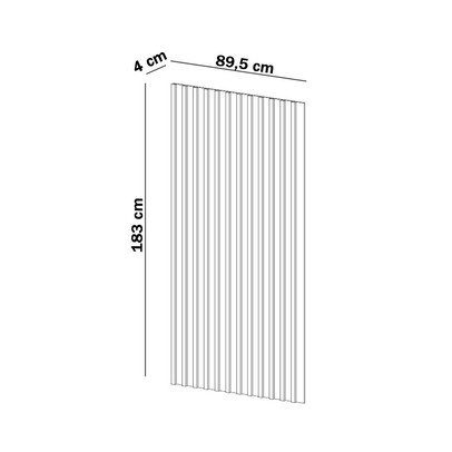 Painel para TV 100% Mdf Ripado Fendi - Dalla Costa