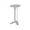 Mesa de Canto Oval 100% Mdf - Off White