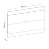 Rack com Painel  para TV Até 80 Polegadas Seleto 2 Portas Pinho/Off White - Pnr Móveis