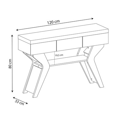 Sala de Estar Completa para TV Até 75 Polegadas Luxos 3 Gavetas Cinamomo/Off White - Pnr Móveis