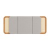 Cabeceira Casal 100% Mdf Freijo/Liso -  Dalla Costa
