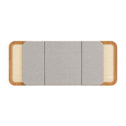 Cabeceira Casal 100% Mdf Freijo/Liso -  Dalla Costa