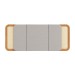 Cabeceira Casal 100% Mdf Freijo/Liso -  Dalla Costa