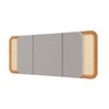 Cabeceira Casal 100% Mdf Freijo/Liso -  Dalla Costa