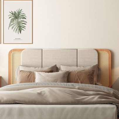 Cabeceira Casal 100% Mdf Freijo/Liso -  Dalla Costa