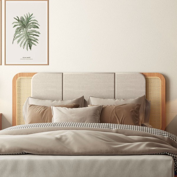 Cabeceira Casal 100% Mdf Freijo/Liso -  Dalla Costa