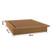Cama de Casal King 100% Mdf Freijo - Dalla Costa
