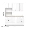 Cozinha Compacta Americana 7 Portas 5 Gavetas 100% Mdf Branco -  Henn