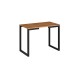 Mesa de Canto Innovare Preto/ Canela Rústico - Art Panta
