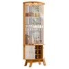 Cristaleira Marina 4 Portas Cinamomo/Off White - Madetec