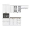 Cozinha Completa Americana 8 Portas 5 Gavetas 100% Mdf  Branco Hp - Henn
