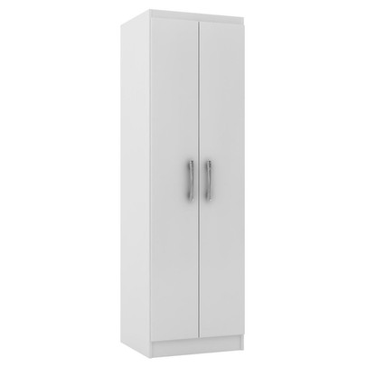 Armário Multiuso Ibiza 2 Portas 4 Prateleiras 4099 Branco - Doripel