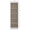 Armário Multiuso Ibiza 2 Portas 4 Prateleiras 4099 Branco - Doripel