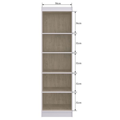 Armário Multiuso Ibiza 2 Portas 4 Prateleiras 4099 Branco - Doripel