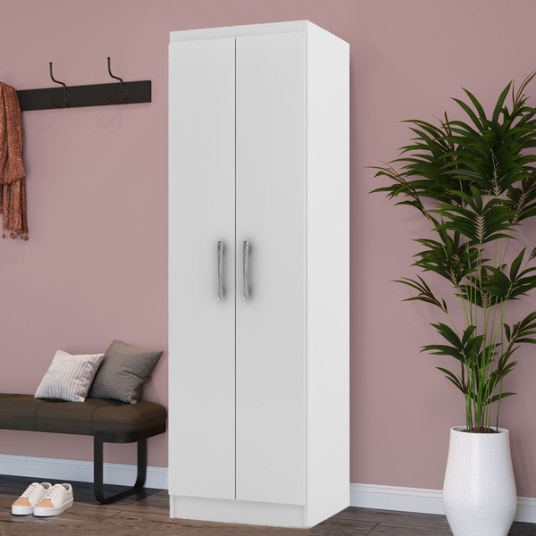 Armário Multiuso Ibiza 2 Portas 4 Prateleiras 4099 Branco - Doripel