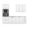Cozinha Completa Americana 9 Portas 5 Gavetas 100% Mdf  Branco - Henn