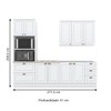 Cozinha Completa Americana 9 Portas 5 Gavetas 100% Mdf  Branco - Henn