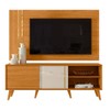 Rack com Painel para TV Até 65 Polegadas Cronos 2 Prateleiras Cinamomo/Off White - Madetec